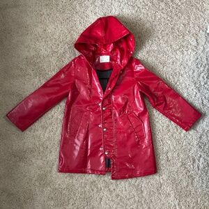 Like new Zara hooded rain jacket